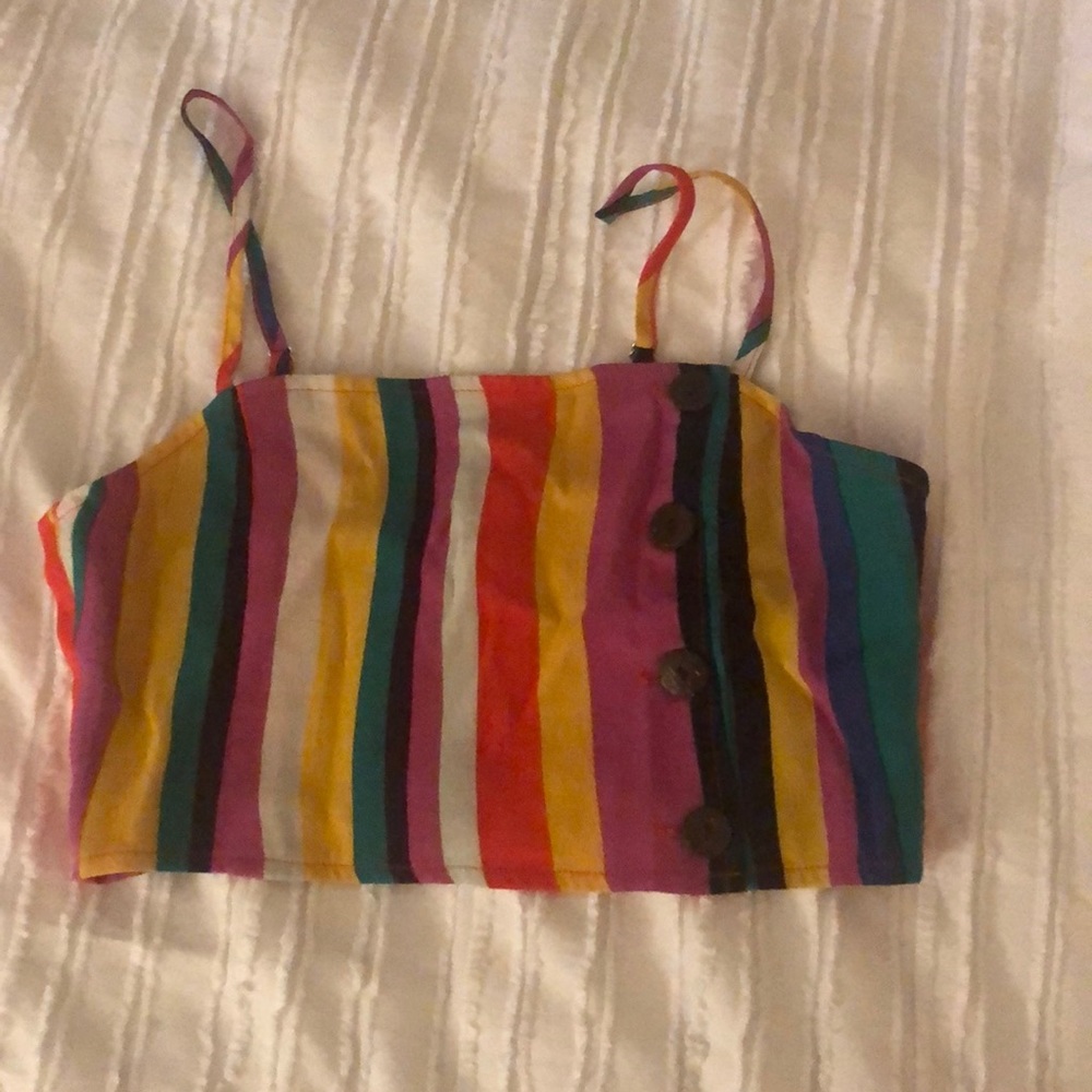 Forever 21 striped tank top